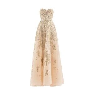 Saiid Kobeisy Embroidered Strapless Dress - NWT